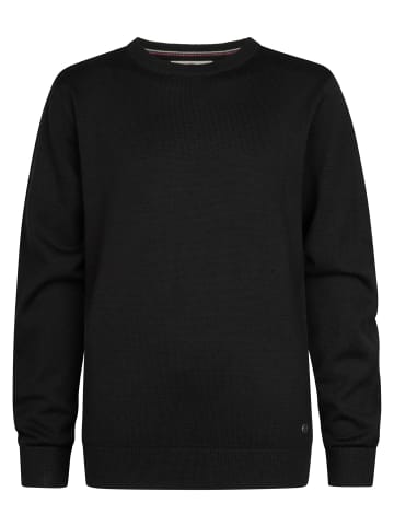 Petrol Industries Feinstrick-Pullover mit Rundhals millshore in Schwarz