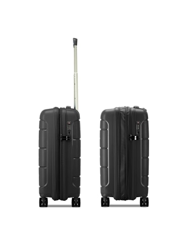 MODO by roncato Starlight 3.0 4 Rollen Kabinentrolley 55 cm mit Dehnfalte in black