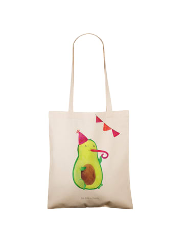 Mr. & Mrs. Panda Tote Bag Avocado Party ohne Spruch in Creme