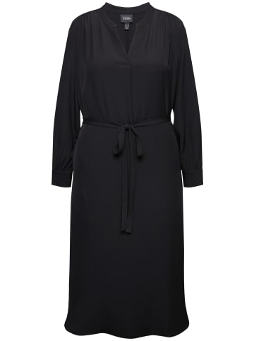Ulla Popken Midikleid in schwarz