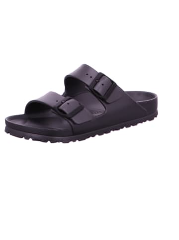 Birkenstock Damen Pantoletten Arizona EVA Metallic Anthracit in Schwarz