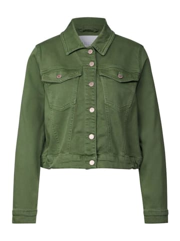 Street One Jeansjacke in green wash