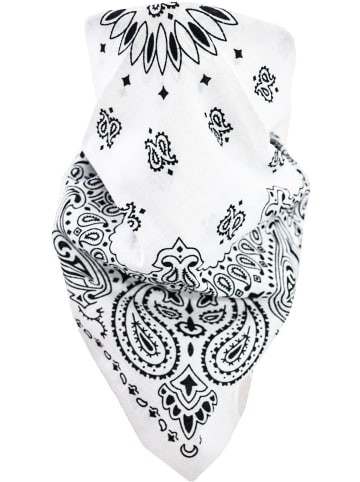 Normani Outdoor Sports 3 Bandana Kopftuch in Weiß/Schwarz