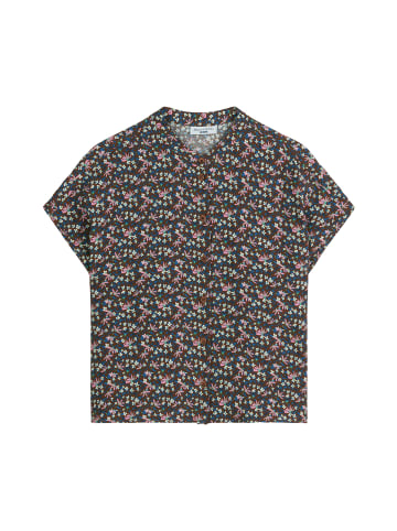 Marc O'Polo DENIM Bluse relaxed cropped in Medium Brown