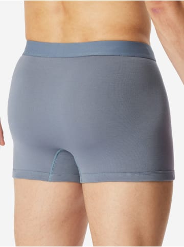 Schiesser Trunk Rib Essentials in blaugrau