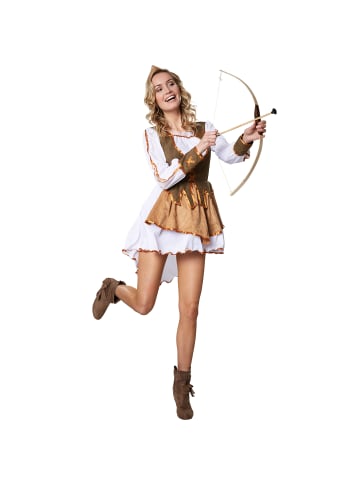 tectake Robin Hood/Bogenschützin, Gr. XXL, Kostüm im mittelalterlichen Stil