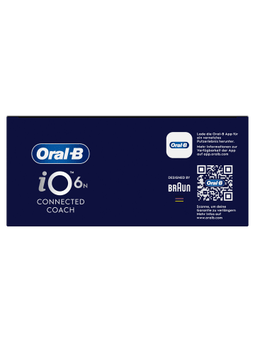 Oral-B Elektrische Zahnbürste "iO Series 6 + Reiseetui" in Schwarz
