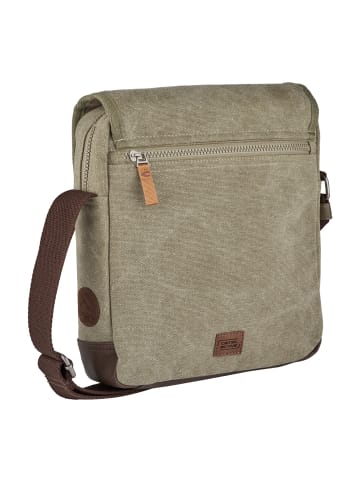 Camel Active AIR Cross Bag aus Canvas in Khaki