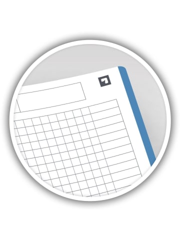 Oxford Kollegbuch European Book A4 120 Blatt farbig sortiert