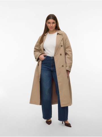 Vero Moda Trenchcoat in Silver Mink