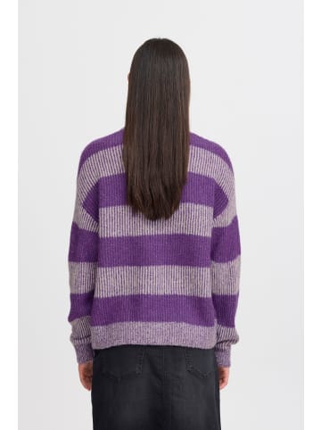 ICHI Strickpullover IHKAMARA LS13 20121401 moderner Strickpullover in Lila