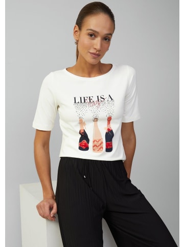 s.Oliver T-Shirt in 02D1_ecru