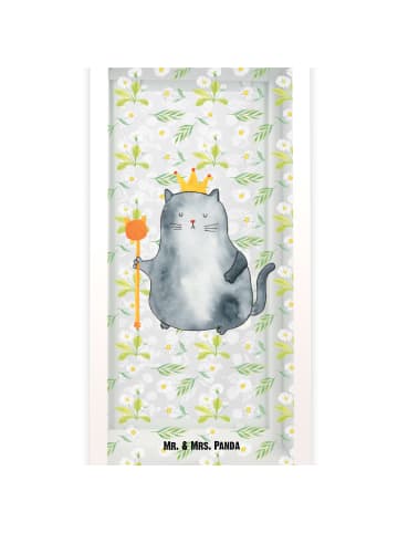 Mr. & Mrs. Panda Laterne Katze König ohne Spruch in Transparent