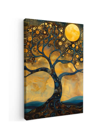 MuchoWow Leinwand bilder Vollmond (BxH)