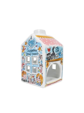 Blond Amsterdam Teelichthalter Zuhause in Bunt - 14,5cm
