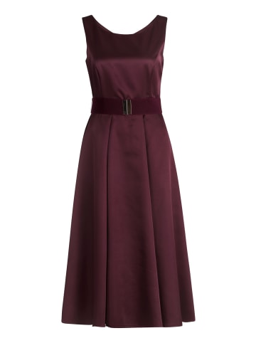 Vera Mont Cocktailkleid mit Gürtel in Strong Aubergine
