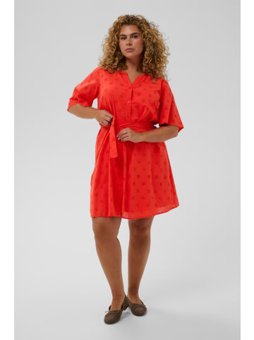 KAFFE curve Kleid KCliona A-shape in Poppy Red