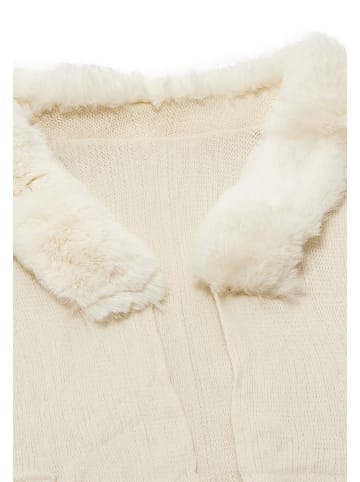 CHANI Damen Poncho in Wollweiss