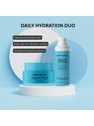 Glow Cocktail Hyaluron Reinigung Duo