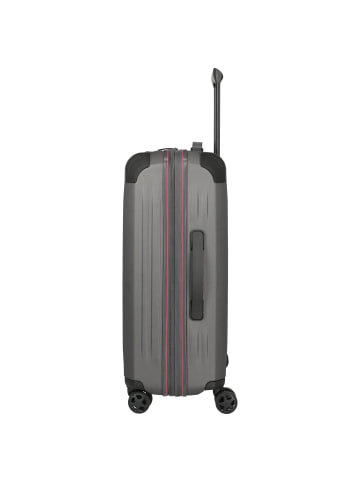 travelite Dynamiic - 4-Rollen-Trolley M 66 cm erw. (anthrazit) in anthrazit