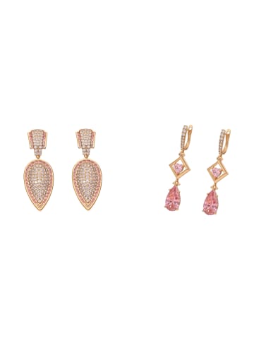 faina Women Jewelry Set in rose gold pink