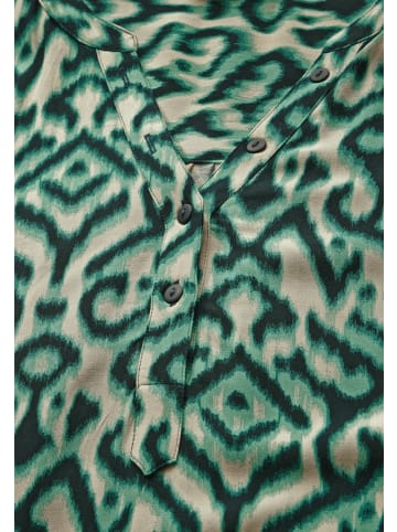 Street One Print Shirt mit Knopfdetail in Mehrfarbig