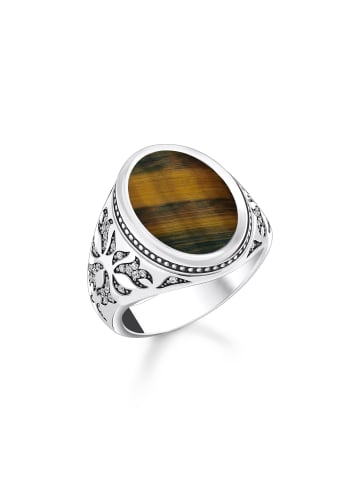 Thomas Sabo Ring in silber, weiß, blau