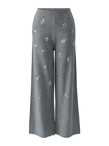 Oui Strickhose in grey