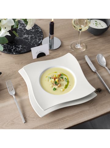 Villeroy & Boch Suppenteller NewWave in weiß