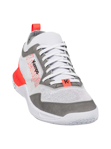Kempa Hallen-Sport-Schuhe Kourtfly in weiß/schwarz