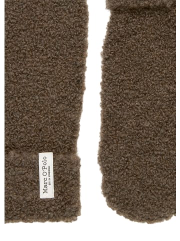 Marc O'Polo Bouclé-Fäustlinge in Shaded Brown Melange