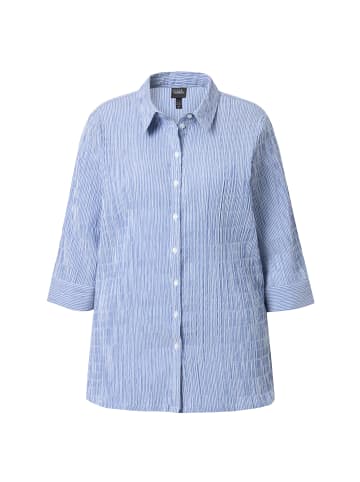 Ulla Popken Hemdbluse in kobaltblau