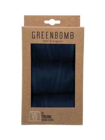 GreenBomb 3x Trunk Basic in Marineblau