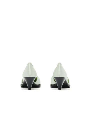 PRADA Zweifarbig Seide Mittel Absatz Pumps