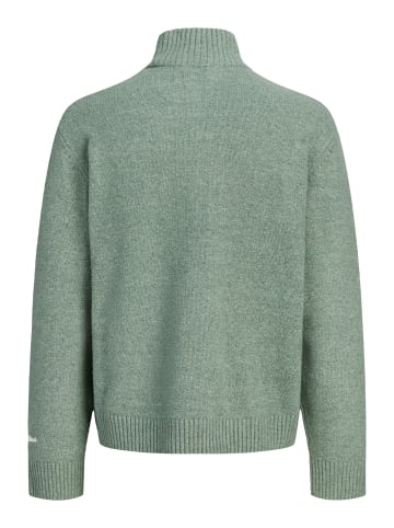 Jack & Jones Sweatshirt mit halbem Reißverschluss in Laurel Wreath