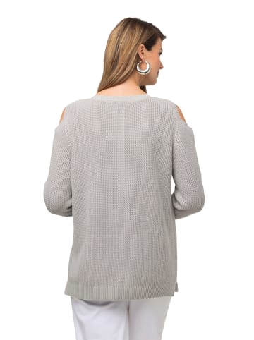 Ulla Popken Pullover in dunkles anthrazit