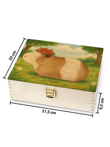 Mr. & Mrs. Panda Holz Teebox Meerschweinchen Weisheit Design ohn... in Weiß