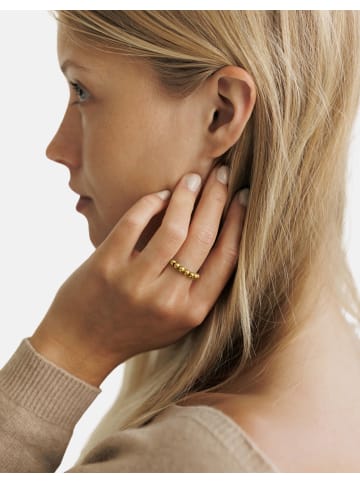 GOOD.designs Perlenring in Gold
