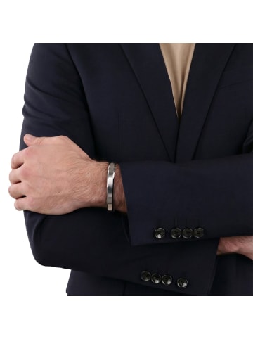 JOOP! Armreif Edelstahl in Silber