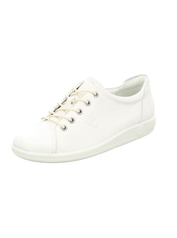 Ecco Schnürschuhe Soft 2.0 in white