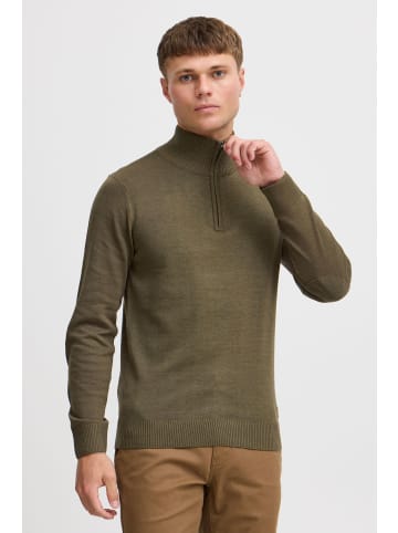 BLEND Troyer BHRobin 20704790ME Strickpulli mit hochabschließendem Kragen in Grün