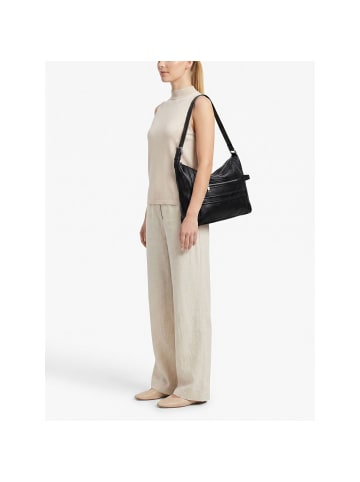 LIEBESKIND BERLIN Delia Schultertasche M Leder 43 cm in black