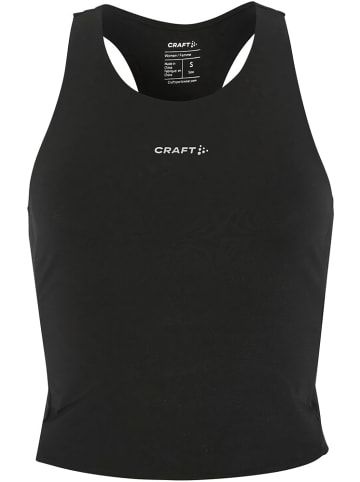 Craft Top "Hypervent Cropped Pocket Singlet W" in Schwarz