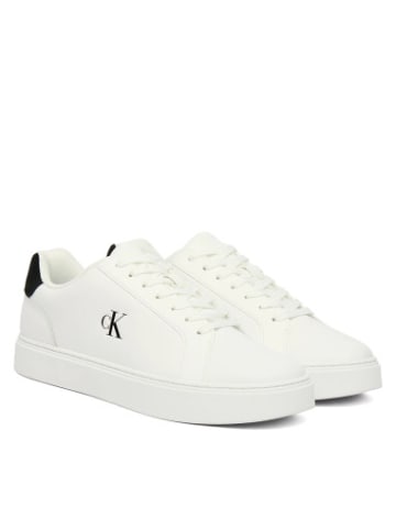 Calvin Klein Sneakers YM0YM01435 in Hellweiß/Schwarz
