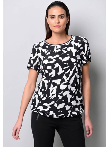 Alba Moda Bluse mit Tunnelzug in schwarz