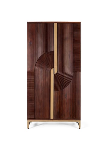 Giner y Colomer Barmöbel aus Mangoholz und Metall in Brown