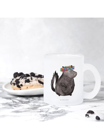 Mr. & Mrs. Panda Tee Tasse Stinktier  ohne Spruch in Transparent