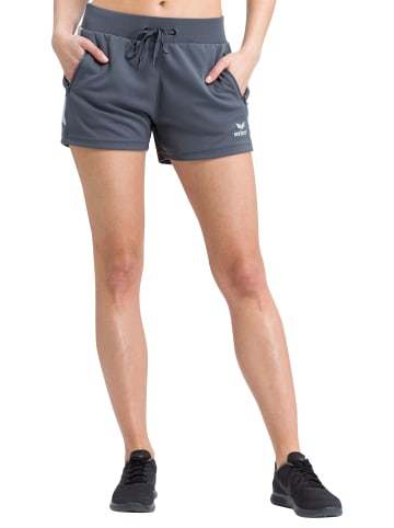 erima Damen Squad Shorts in slate grey/silver grey