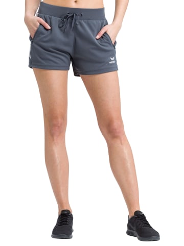 erima Squad Shorts in slate grey/silver grey