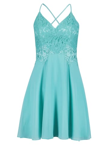 Vera Mont Abendkleid mit Spitze in Agate Green